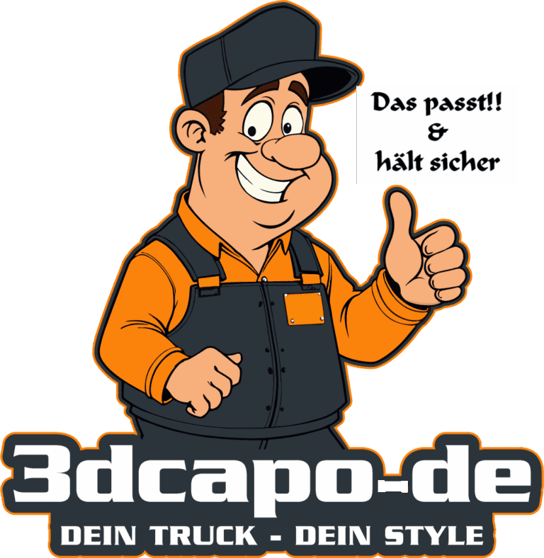 Poppy Halter LKW Deutschland Flagge | LKW Zubehör personalisiert | LED kompatibel | individualisierbar – Bild 10