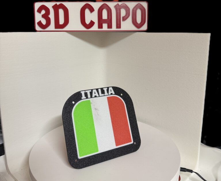 Poppy Halter Italien Design - Passend für LED & Flacon - Kein Kleben nötig - Must-Have für Trucker & Italien-Fans – Bild 4