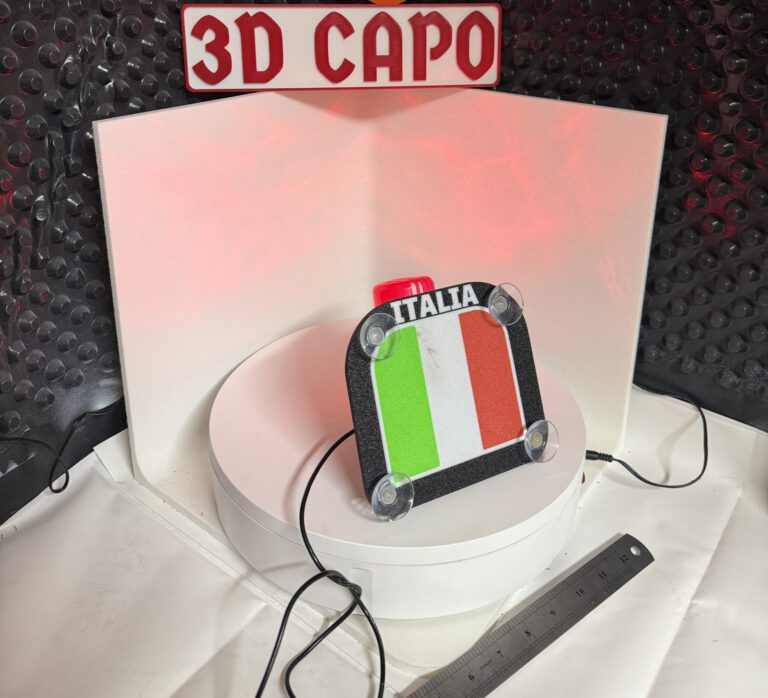 Poppy Halter Italien Design - Passend für LED & Flacon - Kein Kleben nötig - Must-Have für Trucker & Italien-Fans – Bild 3